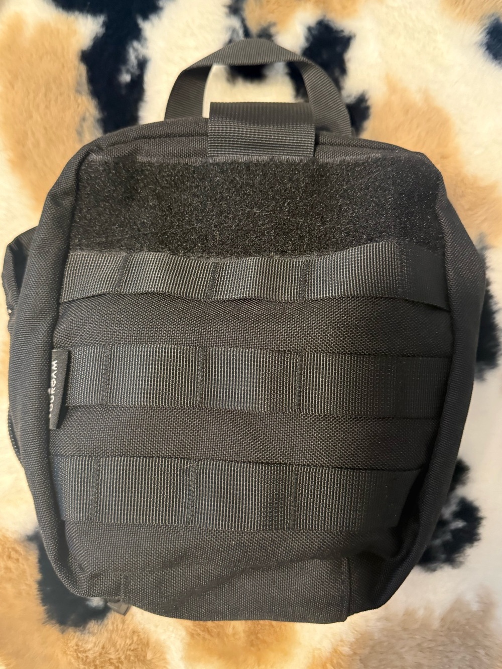 Tactical Black Molle Utility Pouch - Unbranded